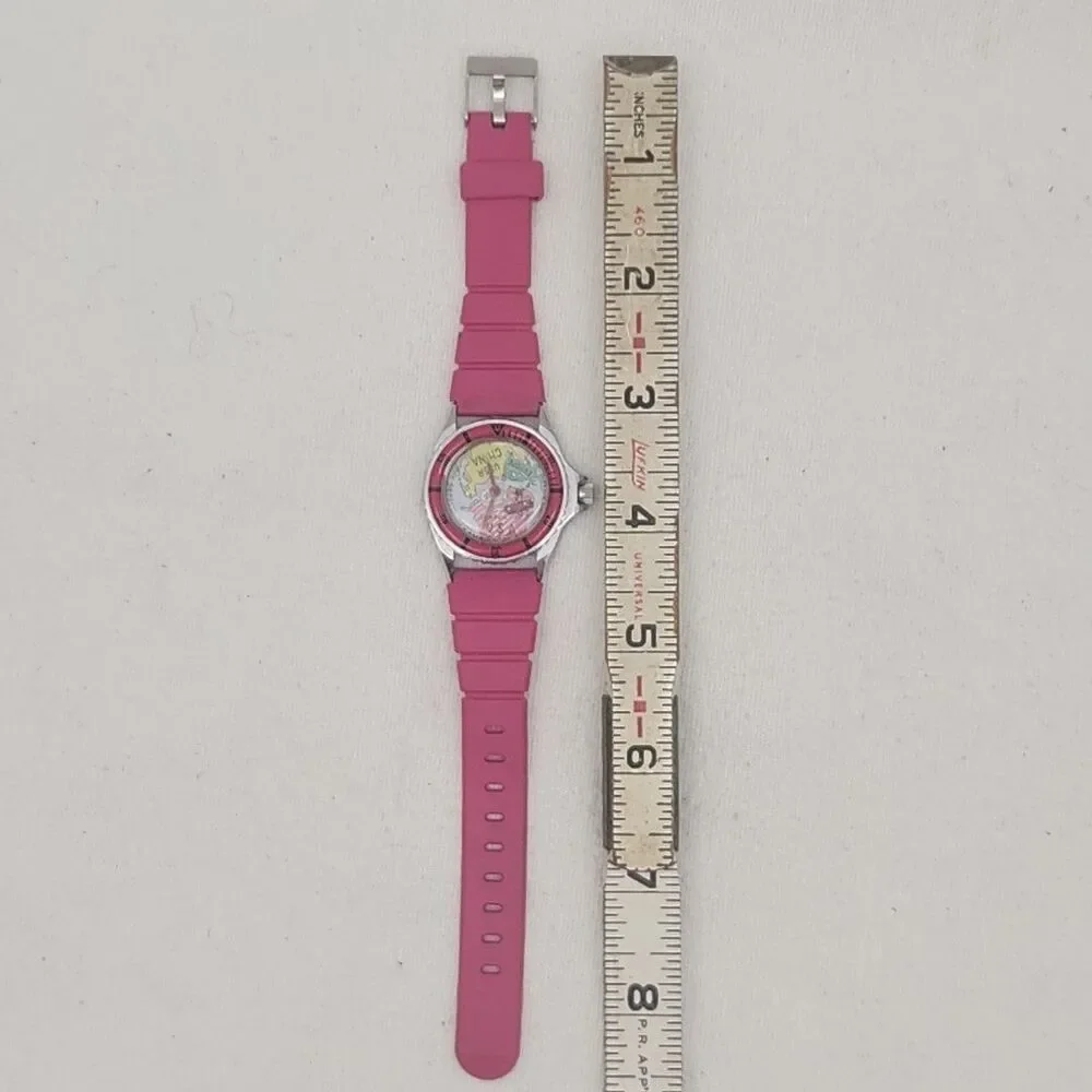 Watch Out of Time World Map Hand Wind Water Resistant Stainless Flying Plane 80s
